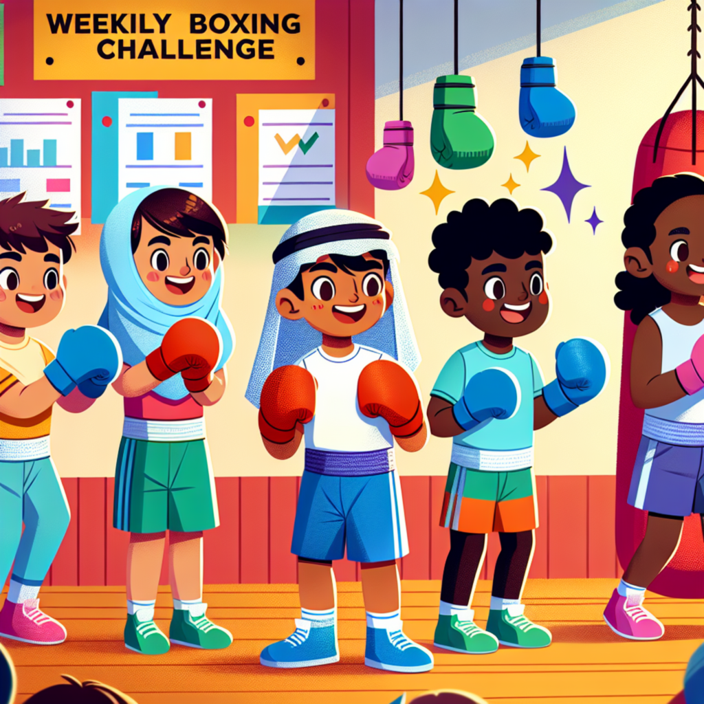 Image for Weekly Kids’ Fitness Challenges with Boxing